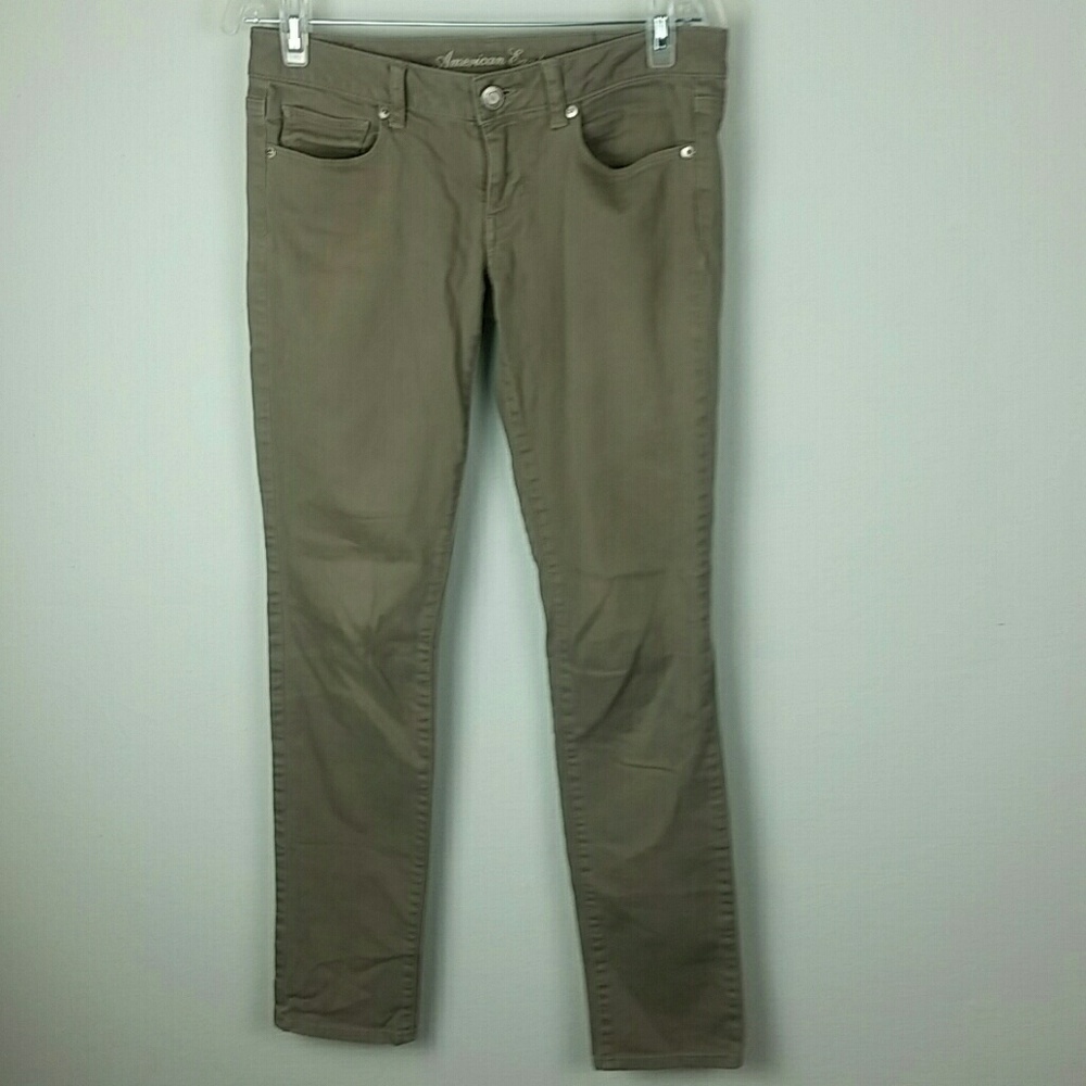 AMERICAN EAGLE l Skinny Tan Stretch Jeans B1